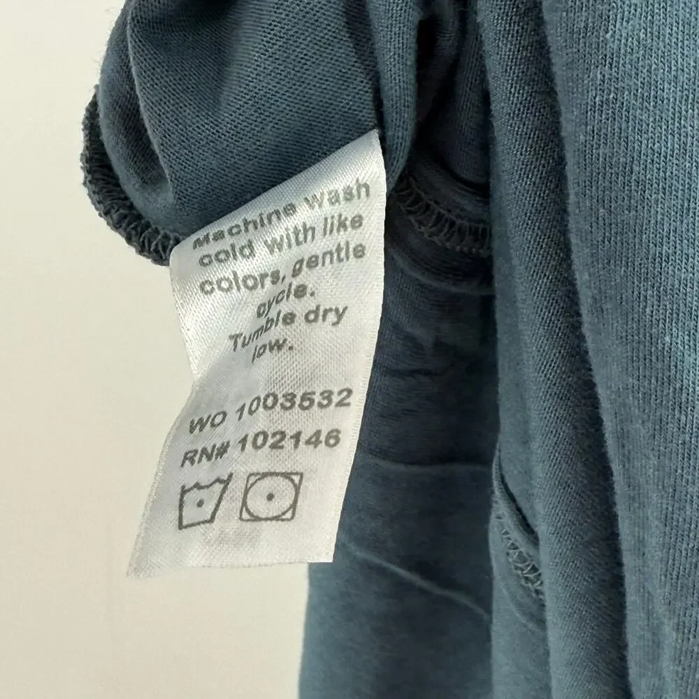 Michael Stars Solange Dress Size Small NEW Tie Waist Maxi Pebble Blue NWOT - Picture 15 of 15